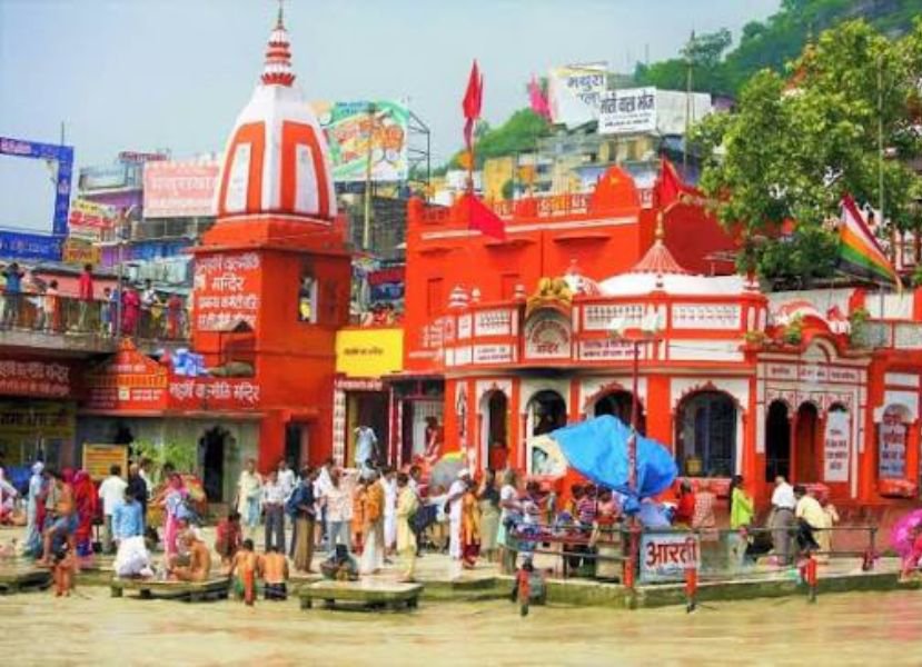 Serene view of Haridwar